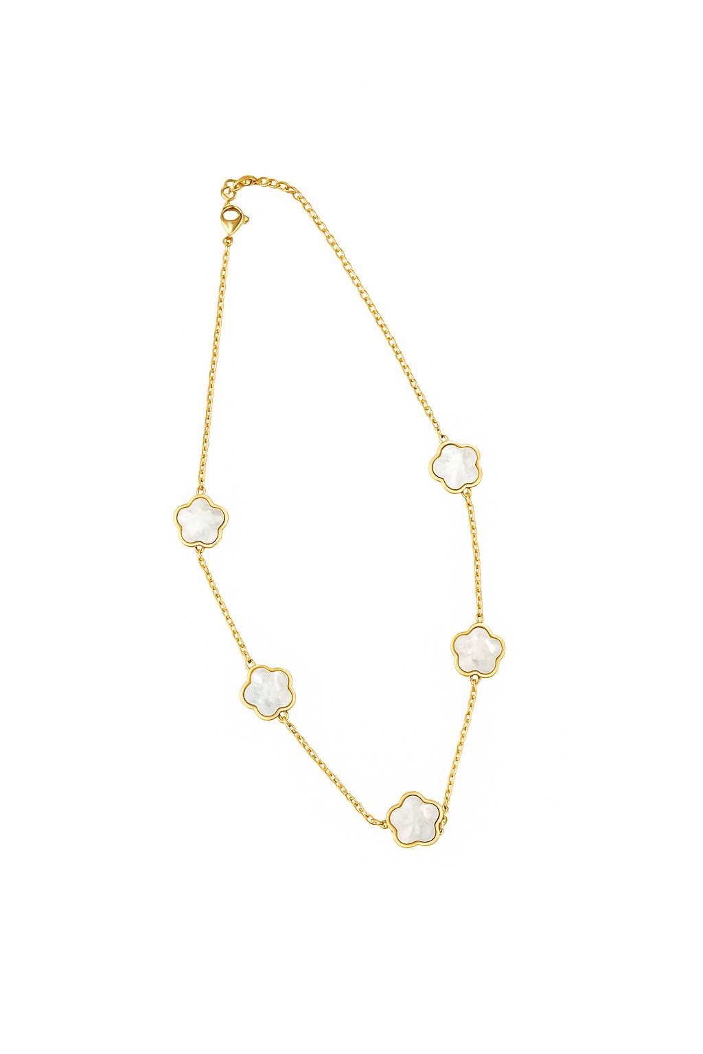 Ivory Bloom Ladilac Anti‑Tarnish Necklace